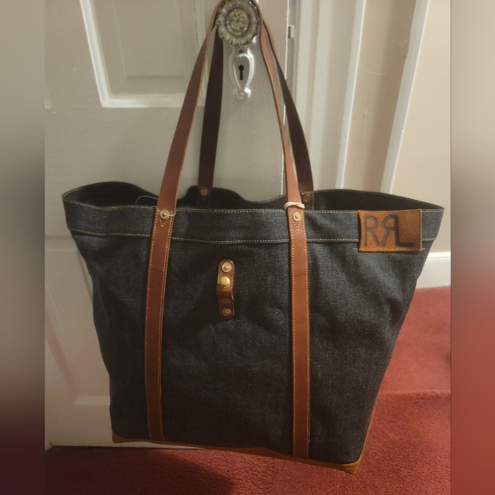 Ralph Lauren - Dark Indigo/Denim Tote